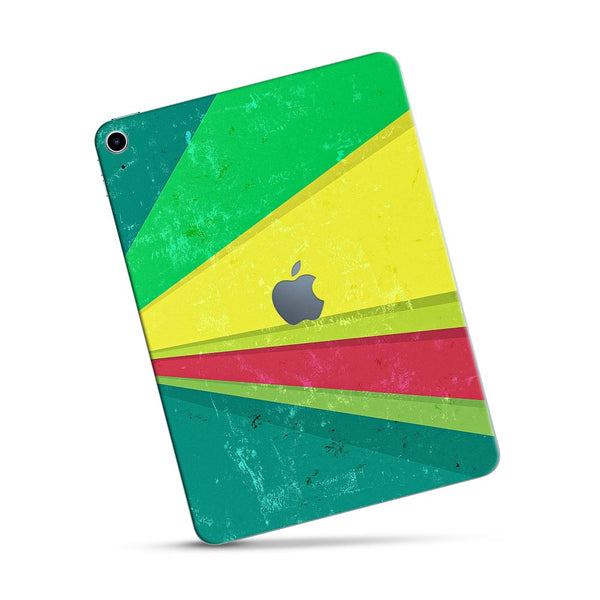 Vintage Green rays - Apple Ipad Skin