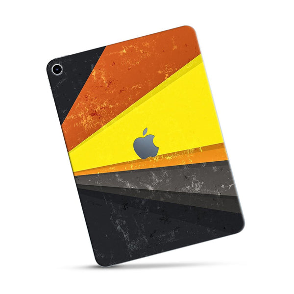 Vintage Rays Stripes - Apple Ipad Skin