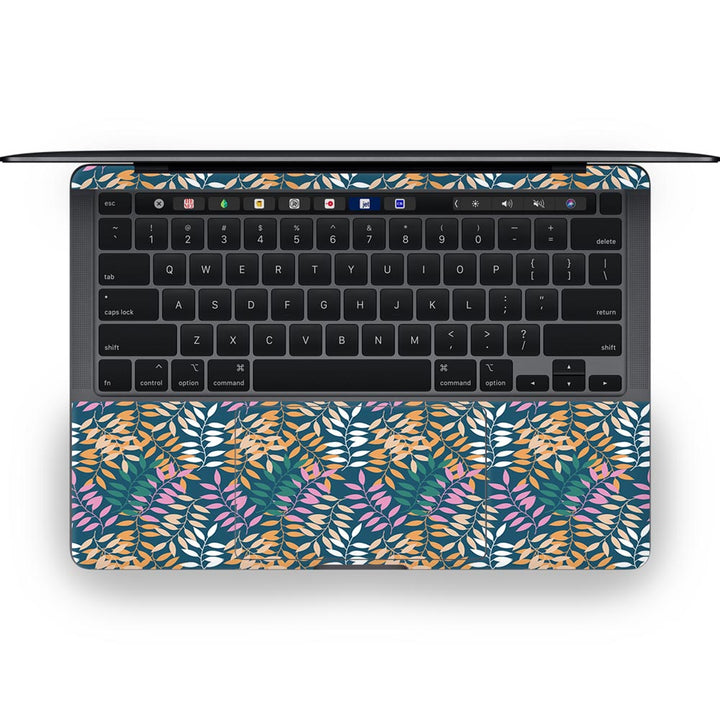 Vintage Tropical Leaves - MacBook Skins