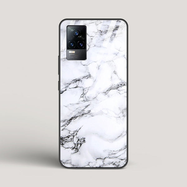 Marble White Luna - vivo Y73 Glass Case