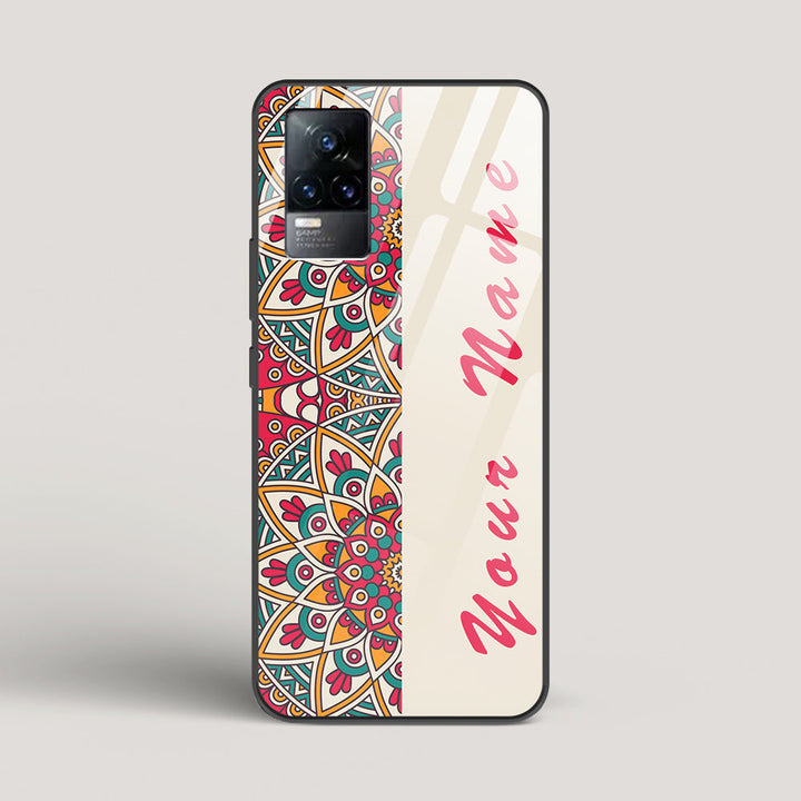 Complex Mandala Name Edition - Vivo Y73 Glass Case