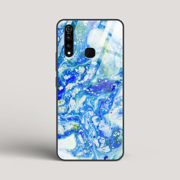 Blue Acid Marble - vivo Z1Pro Glass Case