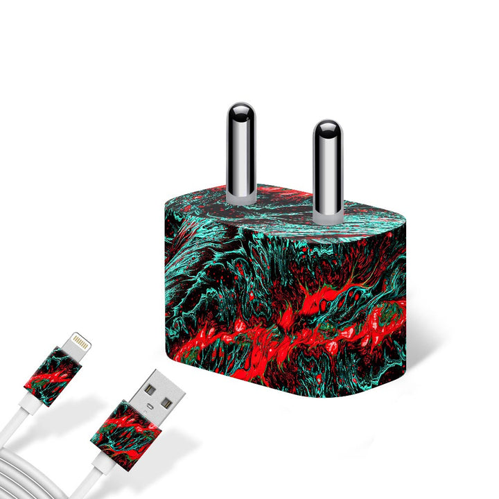 Volcanic Lava - Apple charger 5W Skin