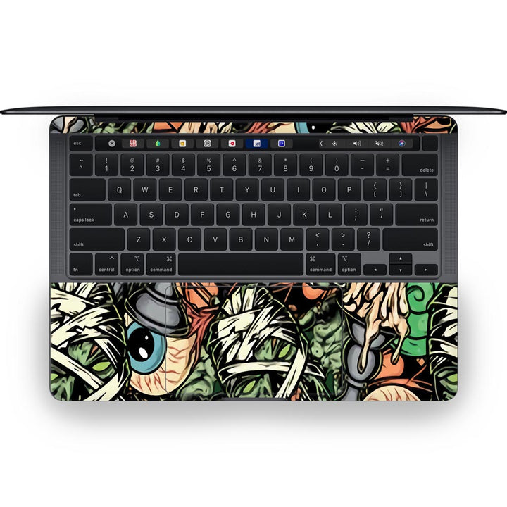 Vintage Horror Pattern - MacBook Skins