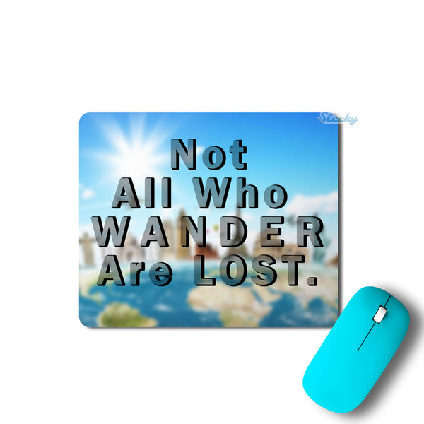 wander - printed mousepads by sleeky india