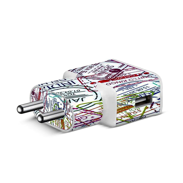 wanderer skin for Samsung S8 Charger by sleeky india 