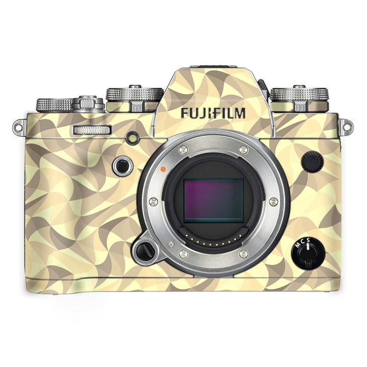 Wave Mosaic Peach - FujiFilm Camera Skin