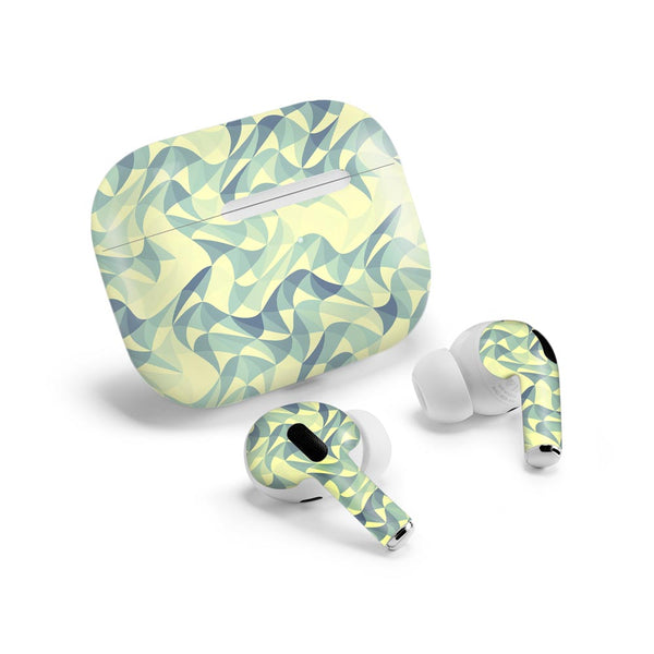 Wave Mosaic Blue - Airpods Pro Skin