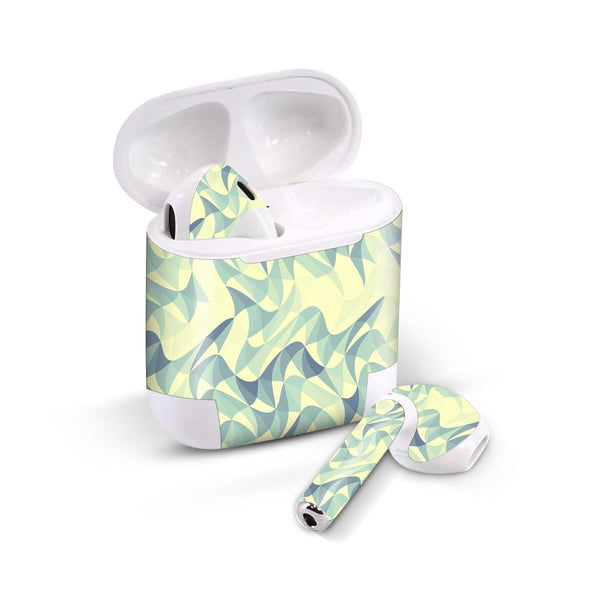 Wave Mosaic Blue - Airpods 1/2/3 Skin