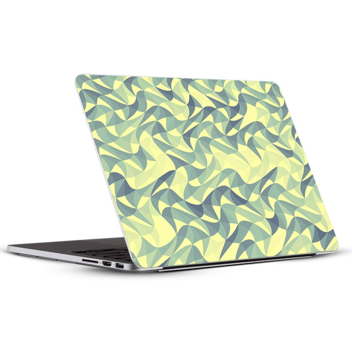 Wave Mosaic Blue - Laptop Skins