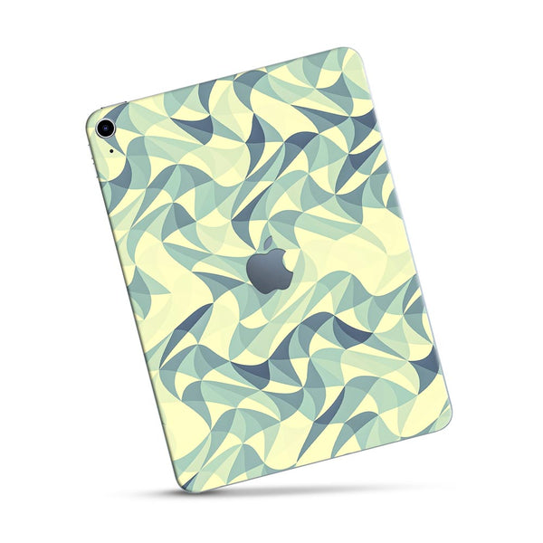 Wave Mosaic Blue - Apple Ipad Skin