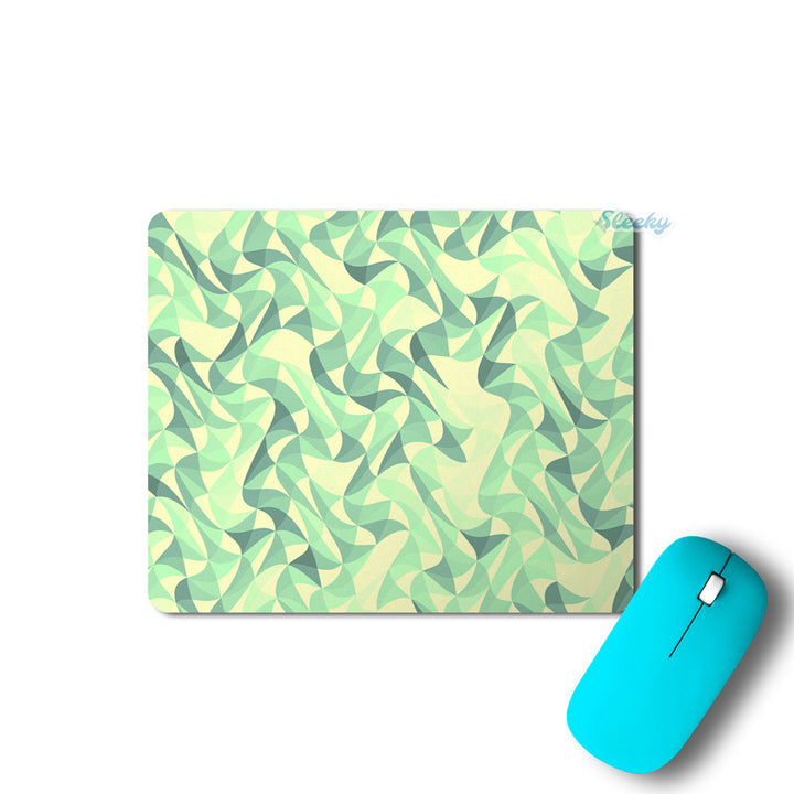 Wave Mosaic Green - Mousepad