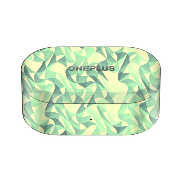 Wave Mosaic Green - OnePlus Nord Buds Skin