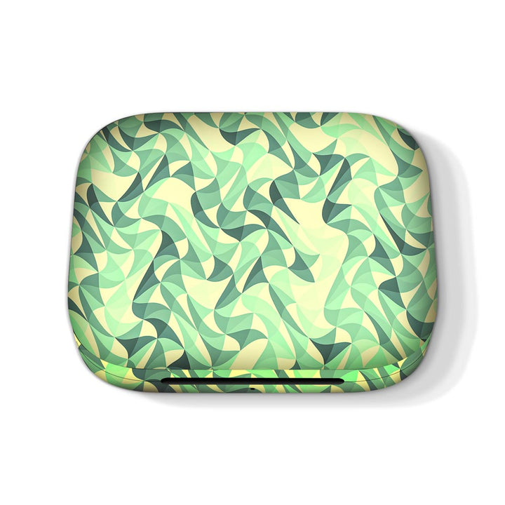 Wave Mosaic Green - Oneplus Buds pro2 Skin