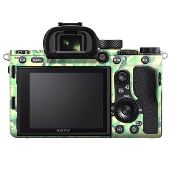 Wave Mosaic Green -  Sony Camera Skins