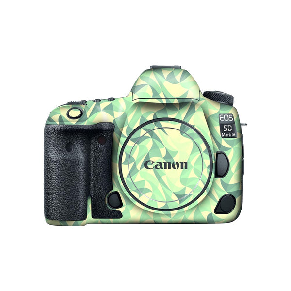 Wave Mosaic Green - Canon Camera Skins
