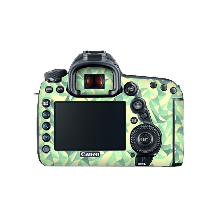 Wave Mosaic Green - Canon Camera Skins
