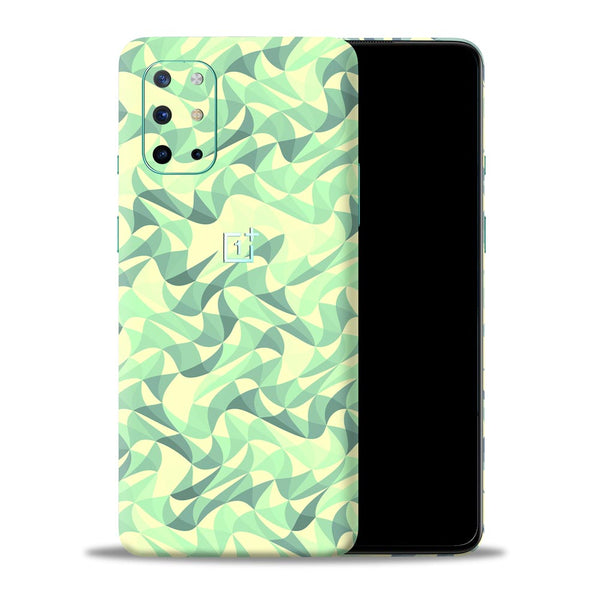 Wave Mosaic Green - Mobile Skin