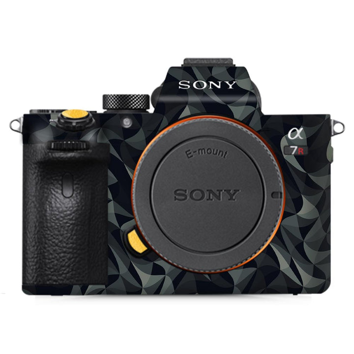 Wave Mosaic Grey-Black -  Sony Camera Skins