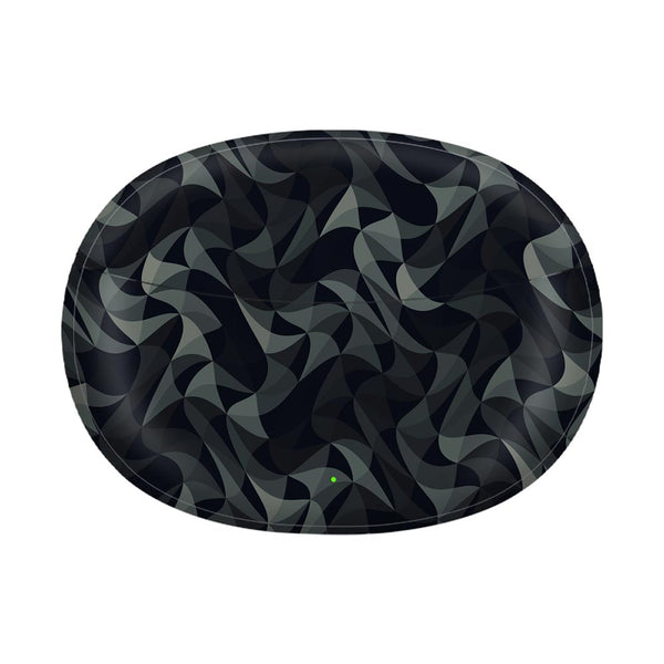 Wave Mosaic Grey Black - Realme Buds Air 3 Neo Skin