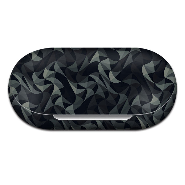 Wave Mosaic Grey Black - Oneplus Buds Z2 Skin