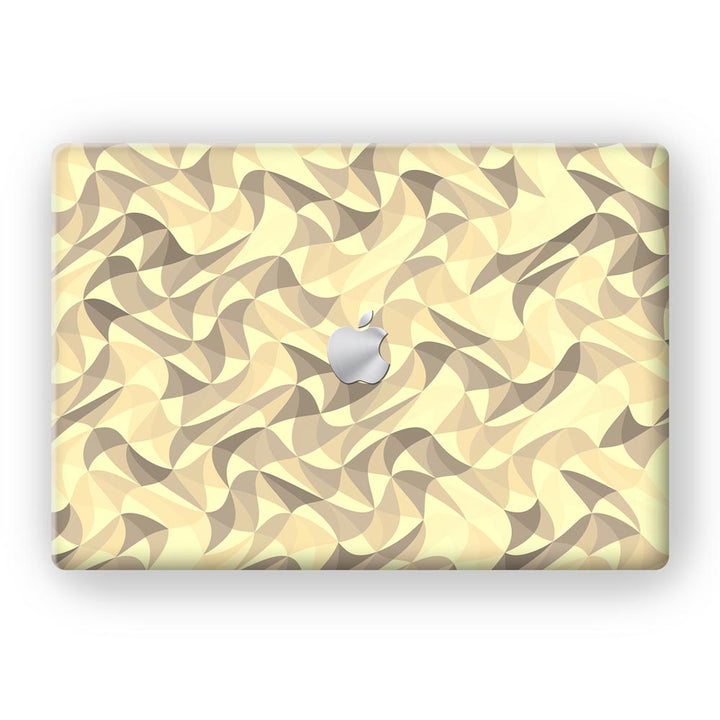 Wave Mosaic Peach - MacBook Skins