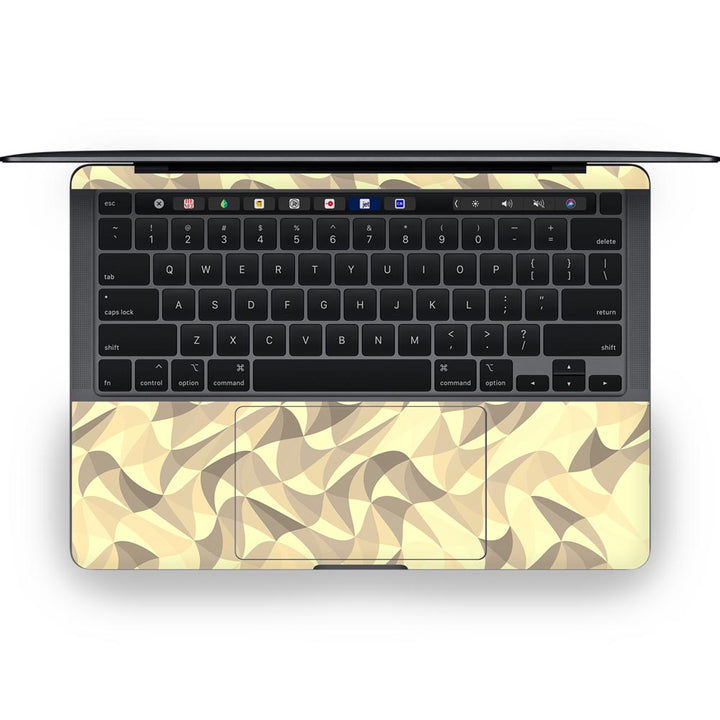 Wave Mosaic Peach - MacBook Skins