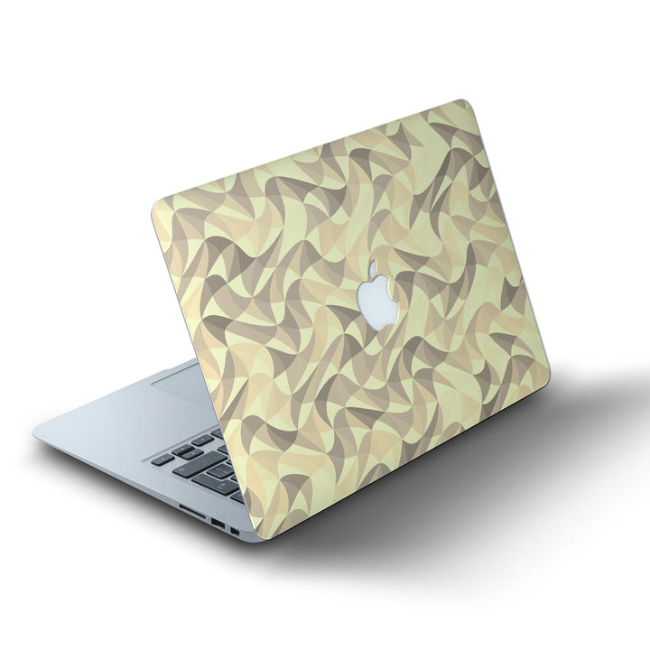 Wave Mosaic Peach - MacBook Skins