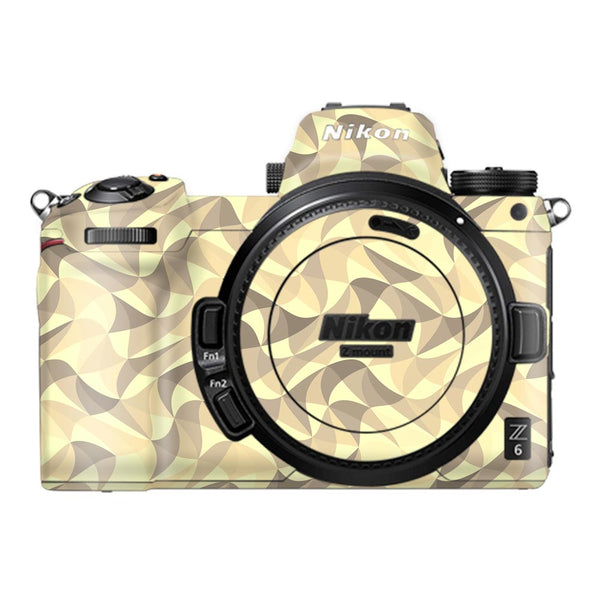 Wave Mosaic Peach - Nikon Camera Skins