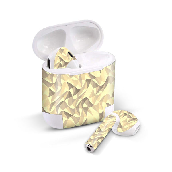 Wave Mosaic Peach - Airpods 1/2/3 Skin