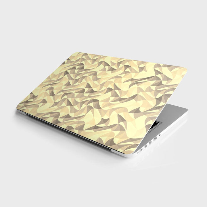 Wave Mosaic Peach - Laptop Skins