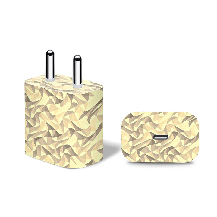 Wave Mosaic Peach - Apple 20W Charger Skin