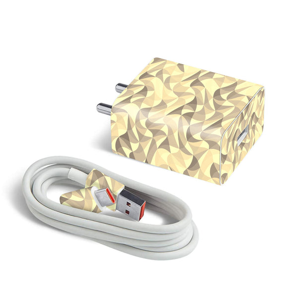 Wave Mosaic Peach - MI 22.5W & 33W Charger Skin