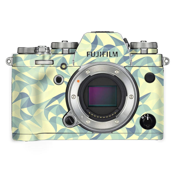 Wave Mosaic Blue - FujiFilm Camera Skin