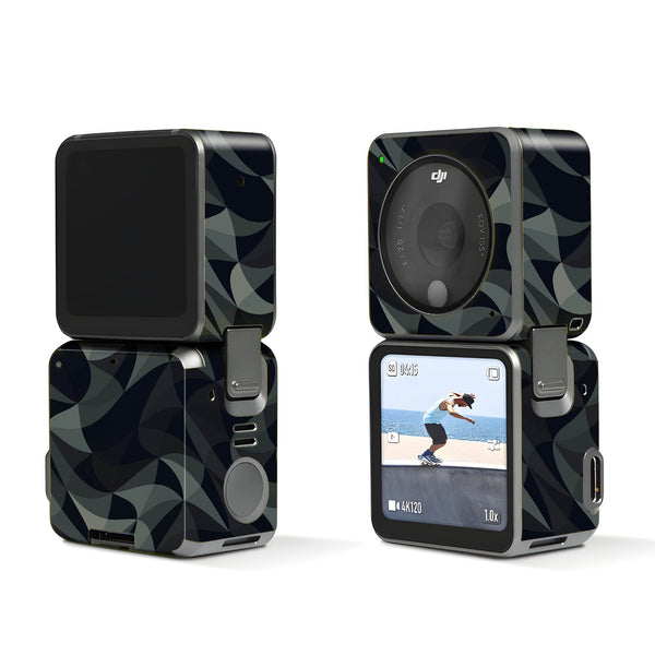 Wave Mosaic Grey Black Dji Action 2 
