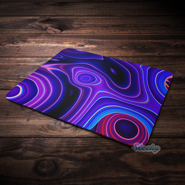 Wavy Liquid Marble - Mousepad