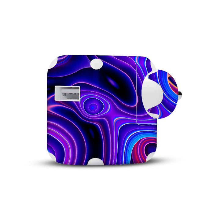 Wavey Liquid Marble - Apple 2019 10W Charger skin