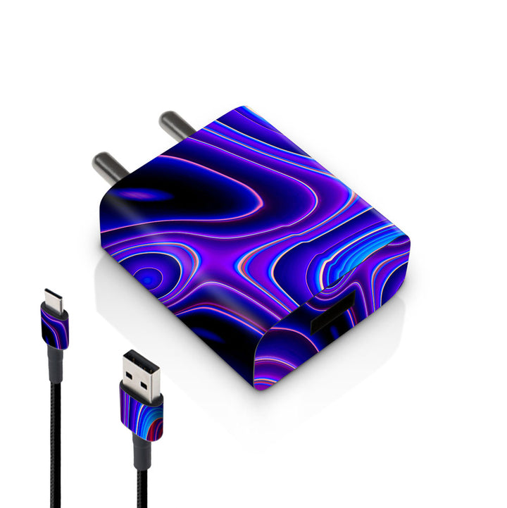 Wavy Liquid Marble - MI 10W & 18W Charger Skin