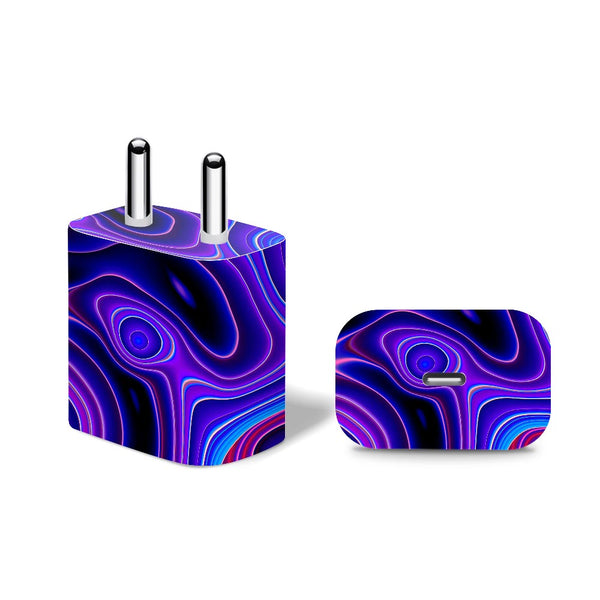 Wavey Liquid Marble - Apple 20W Charger Skin