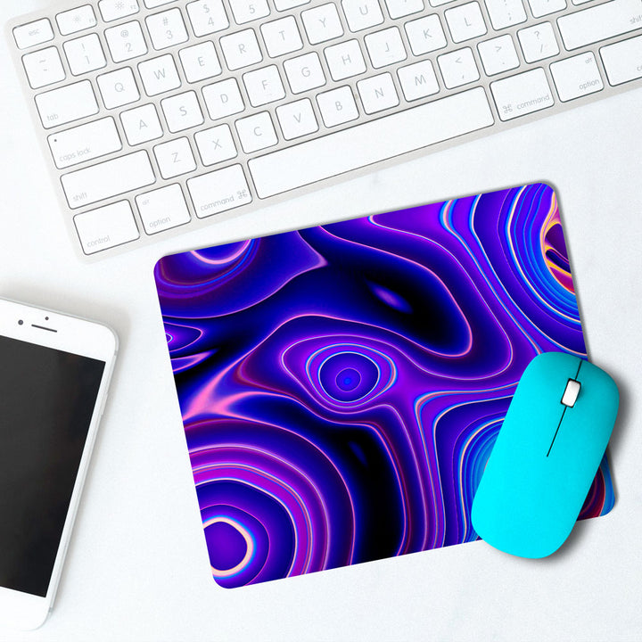 Wavy Liquid Marble - Mousepad