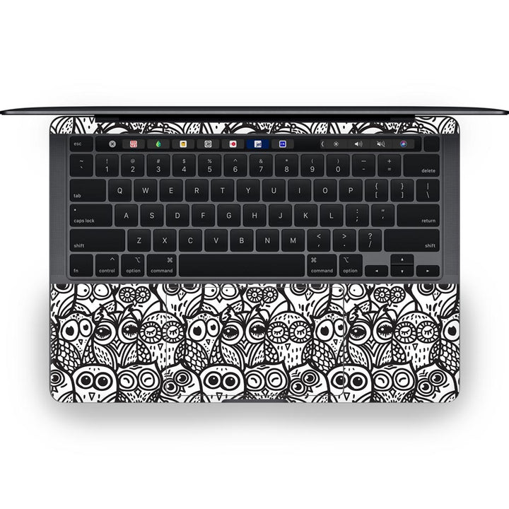 White And Black - MacBook Skins