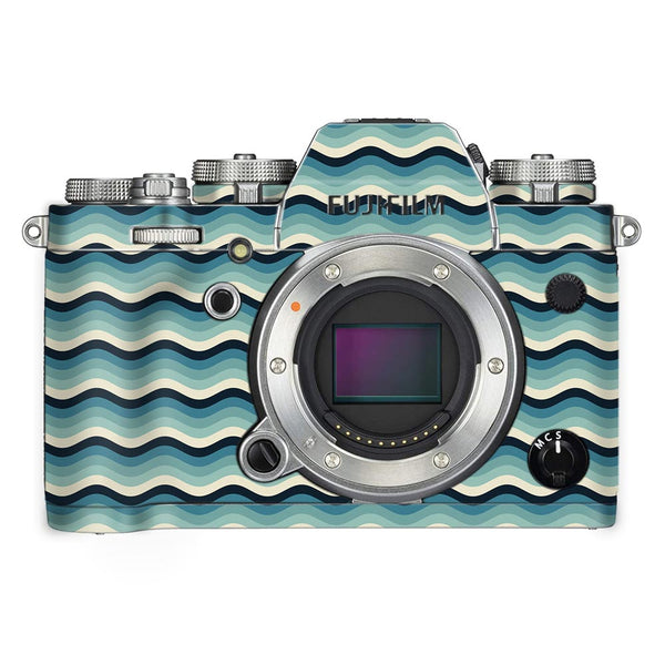 White Blue Wave - FujiFilm Camera Skin