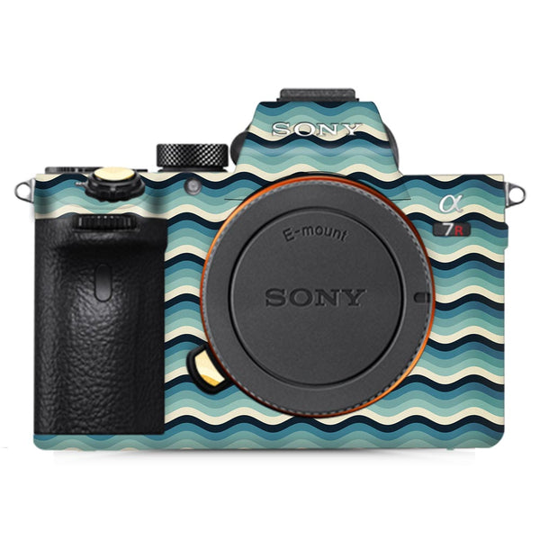 White-Blue Waves -  Sony Camera Skins