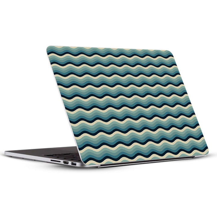 White - Blue Ways - Laptop Skins