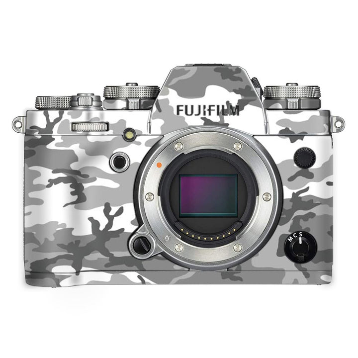 White Camo - FujiFilm Camera Skin By Sleeky India