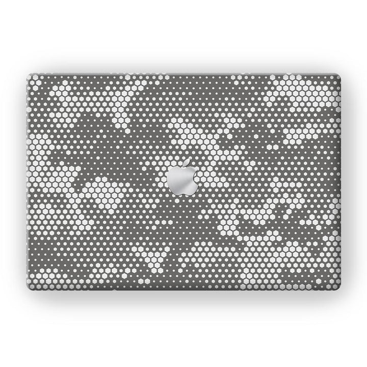 White Hive Camo - MacBook Skins