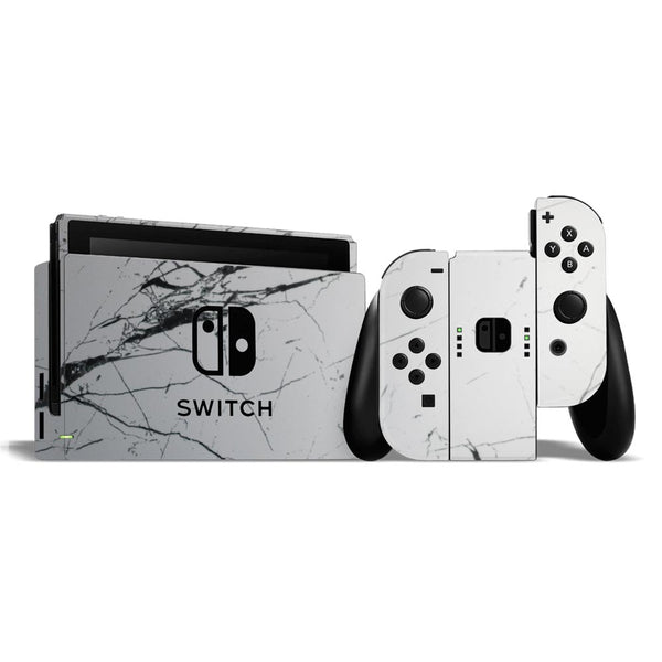 White Marble - Nintendo Switch Skins