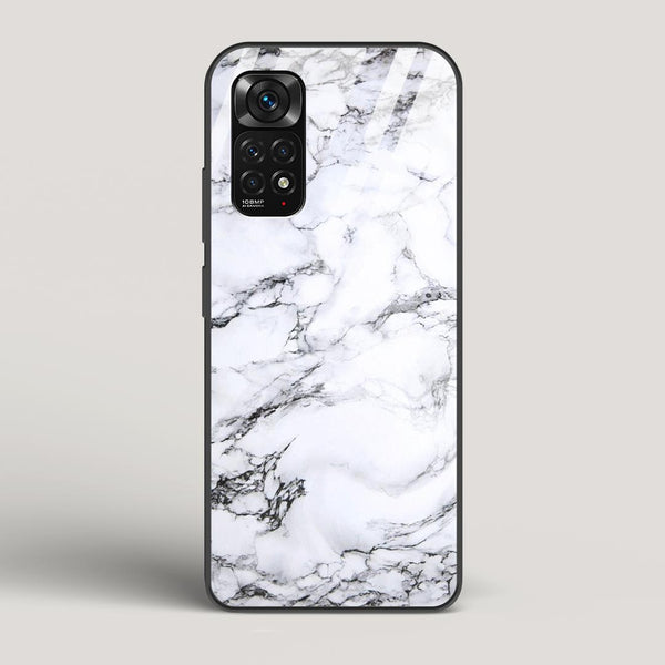 Marble White Luna - Redmi Note 11S Glass Case