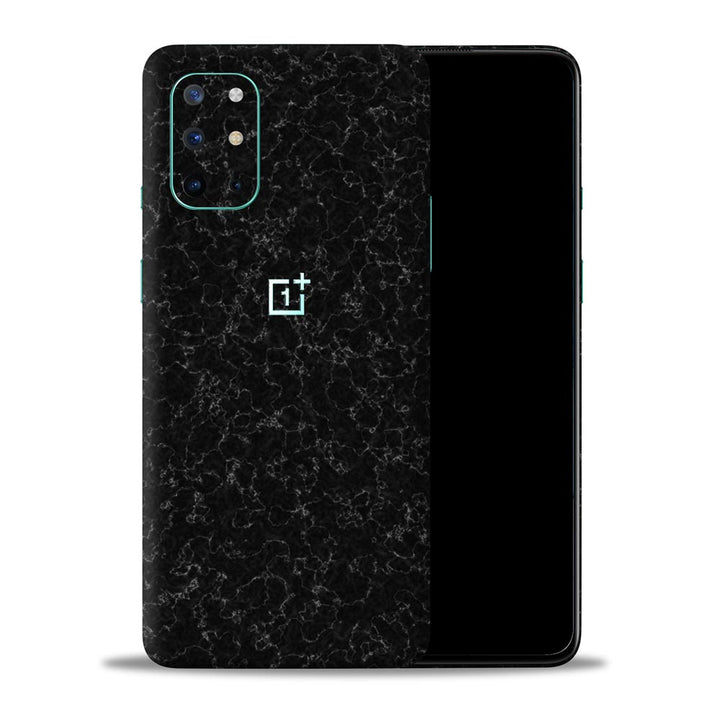 White Veined Black Marble  - Mobile Skin