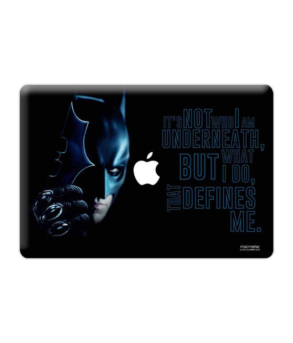Being Batman - Skins for Macbook Air 13" (2012-2017)By Sleeky India, Laptop skins, laptop wraps, Macbook Skins